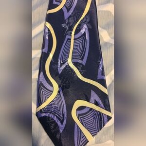 Santo Stefano 100% Silk Tie Italian Vintage Design purple
